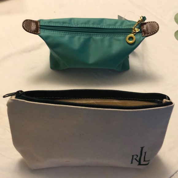 LAUREN RALPH LAUREN - J Handbags - LAUREN RALPH LAUREN  “LRL” canvas CLUTCH & WRISTLET by “J” PERSONAL / MAKE UP